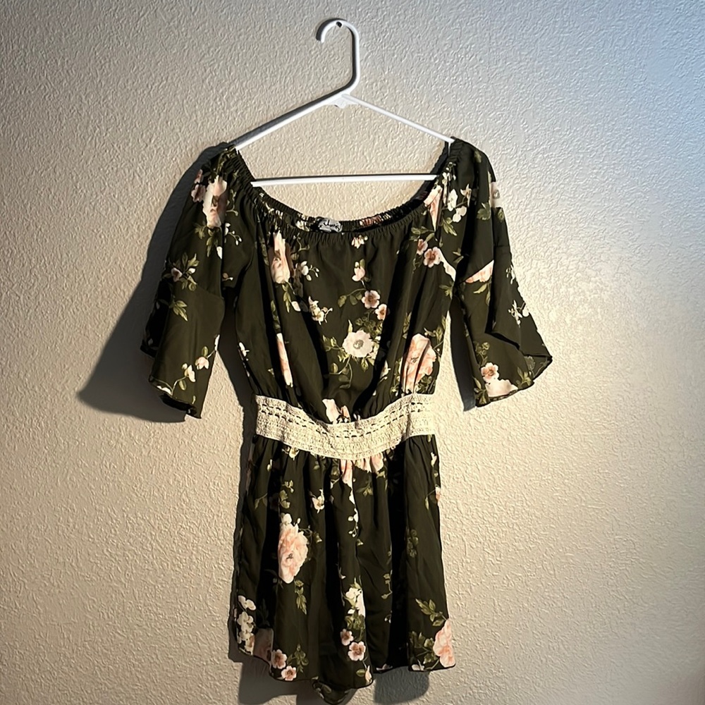 J for Justify Floral Romper